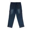Kids' Regular Bleached Dark Blue Denim Cargo Pants LEE COOPER