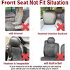 Flying Banner Car Seat Covers Front Seats and Rear Bench Mesh Fabric Rear Bench Split Polyester Cover Easy tallation SUV CAR Woman Lady Femal (Front