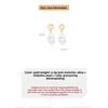 Meier French irregular baroque pearl stud earrings - new luxury, niche, high-end fashion earrings