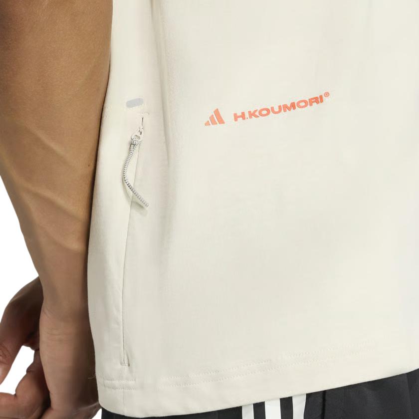 Adidas X H.Koumori Collaboration Performance Relaxed SS25 Round Neck Comfortable Casual Loose Short Sleeve T-Shirt Unisex Tops JM4246