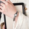 Small And Exquisite Oval Stainless Steel Strap Women'S Watch Niche High-Value Commuting Versatile Medieval Watch