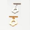 5Sets Flower Toggle Clasps Connector T-bar Necklace Bracelets Clasps Jewelry Making Findings Accessories Easy To Use