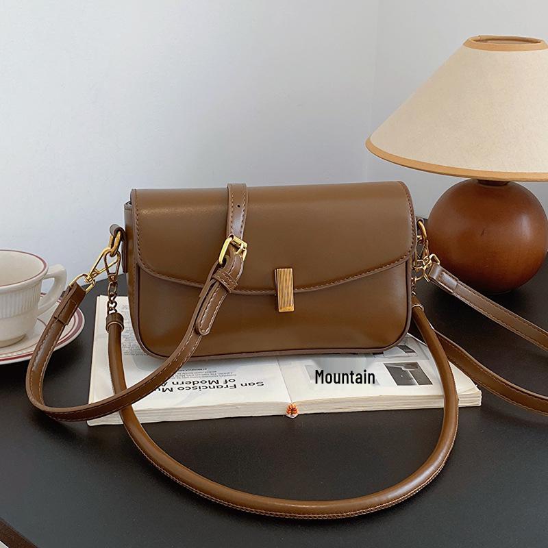 

Korean Retro Underarm Bag - Women s Autumn/Winter Fashion: Versatile Square Crossbody коричневый