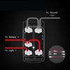 5-pin LED Boat Push Rocker Switch Panel for Truck Boat Car Toggle Switch Panel Lighter Socket Circuit Breaker Momentary Button