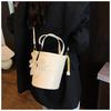 Mini Handbag With Flower Pendant Women's 2025 New Fashion Mobile Phone Bag High-end Small Exquisite Crossbody Bucket Bag