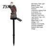 Garden Gifts for Landscaping Lovers Eagle Solar Light, Outdoor Waterproof LED Light with Villa Courtyard Decorative Fixtures Stake, Bald Lawn Pathway