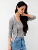 Antome Sienna Silk Cardigan Set (Gray)