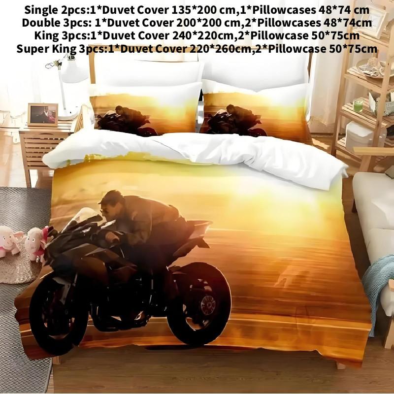 Modern Minimalist 3d Printed Bedding Set With Polyester Fabric And Flannel Weaving For Bedroom Decor