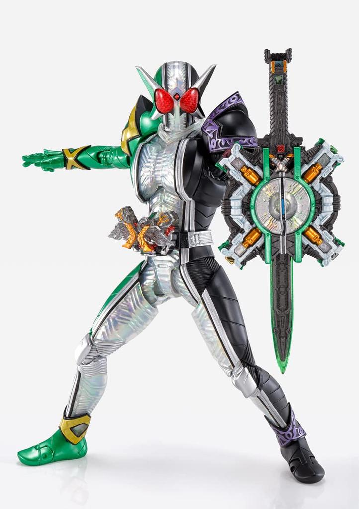 Bandai Bone Carving Kamen Rider W Cyclone Joker Extreme S.H.Figuarts (True Method)
