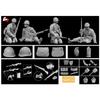 Platz Dragon 1/35 WWII US Tank Rider Figure Set of 4, Gen2, 1944-45, Plastic Model Kit, DR6378 (Personnel)