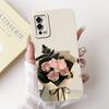 For Oppo A55 4G Case CPH2325 Silicone Cute Cat Fashion Butterfly Flowers Love Painted Cover For Oppo A55 4G Phone Case