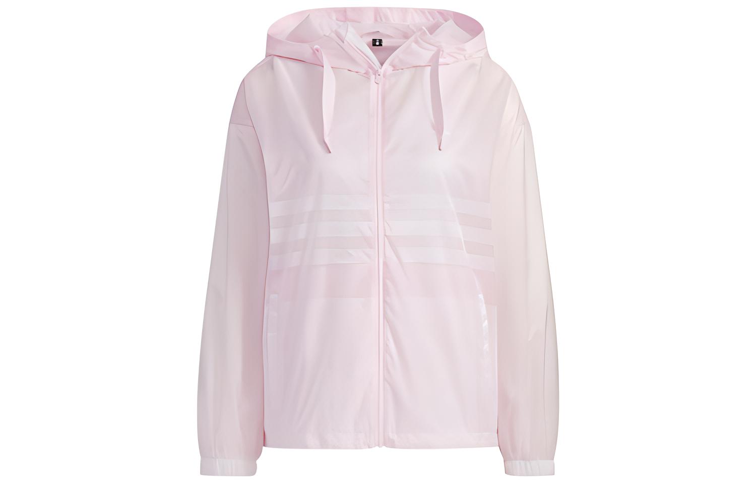 Adidas Neo Jackets Women s Clear Pink Hooded Moderate Other GP5471 XS