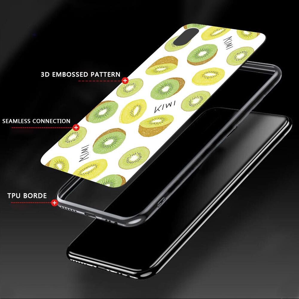 Weiche Silikon-Schutzhülle für den Sommer, tropische Früchte, Avocado, Ananas, TPU