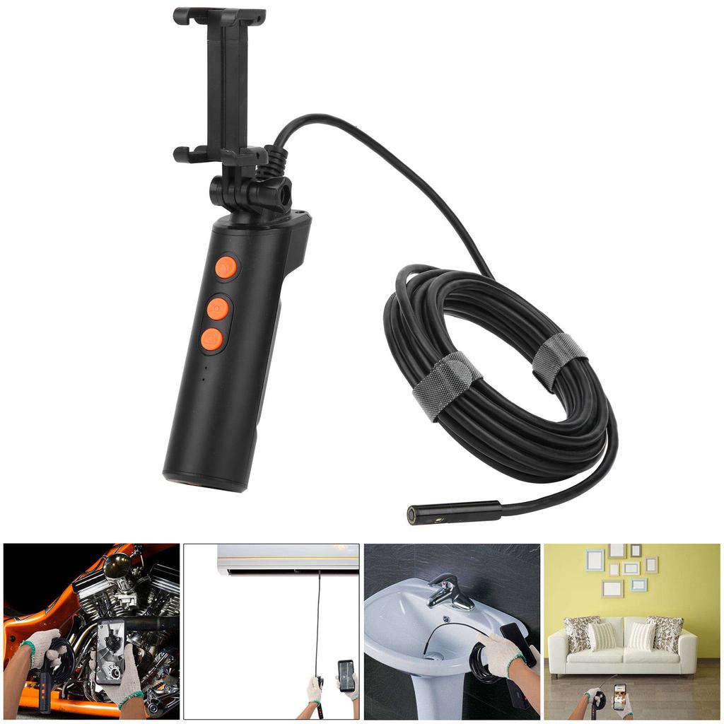 F280 1080P Endoskop 2MP 8mm WIFI Doppelobjektiv Boroskop Kanalisationskamera Inspektion IP68 Wasserdicht(2m Celsius 6.6ft )