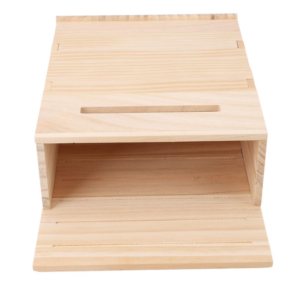 Dom dla nietoperzy Odporny na warunki atmosferyczne Ręcznie wykonany Jednokomorowy Drewniany domek dla nietoperzy do ogrodu na zewnątrz Patio Podwórko