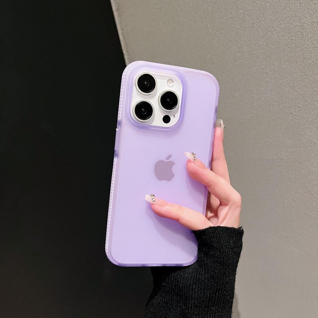 Ins Candy Color Apple 16pro Phone Case, Matte Skin Feel 2.0, Matte 15ProMax12