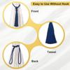 Uxcell Curtain Tiebacks, Set of 2, Handmade Elegant Curtain Tie Holders with Tassels, Window Tieback Clips for Home, Office, or Hotel Decor, Dark Blue