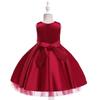 Birthday Dress For Baby Girls Halloween Party Dress NewBorn Christmas Red Clothing 6 8 Years Old Toddler Christening Gowns