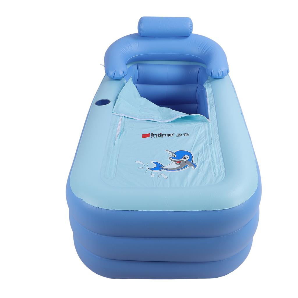 Inflatable Bathtub for Adults Athletes Shower Hot Ice Bath Home SPA Portable Tub with Air Pump UK