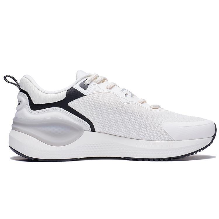 Li Ning Dämpfung Rutschfest Abriebfest Atmungsaktiv Leicht Niedrig geschnitten Laufschuhe Herren Weiß ARST081-3