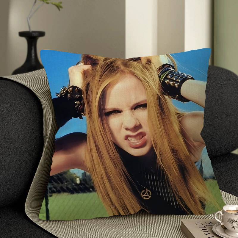 

AAvril Singer RRamona Lavigne Cushion Cover Car Throw Pillow Case For Sofa Car Christmas Gift xcm xcm 30x30 cm
