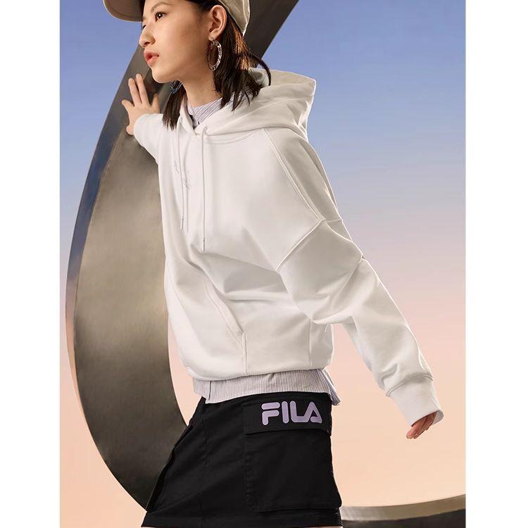 New FILA Sweatshirt Women's Standard White F11W249215F-WT