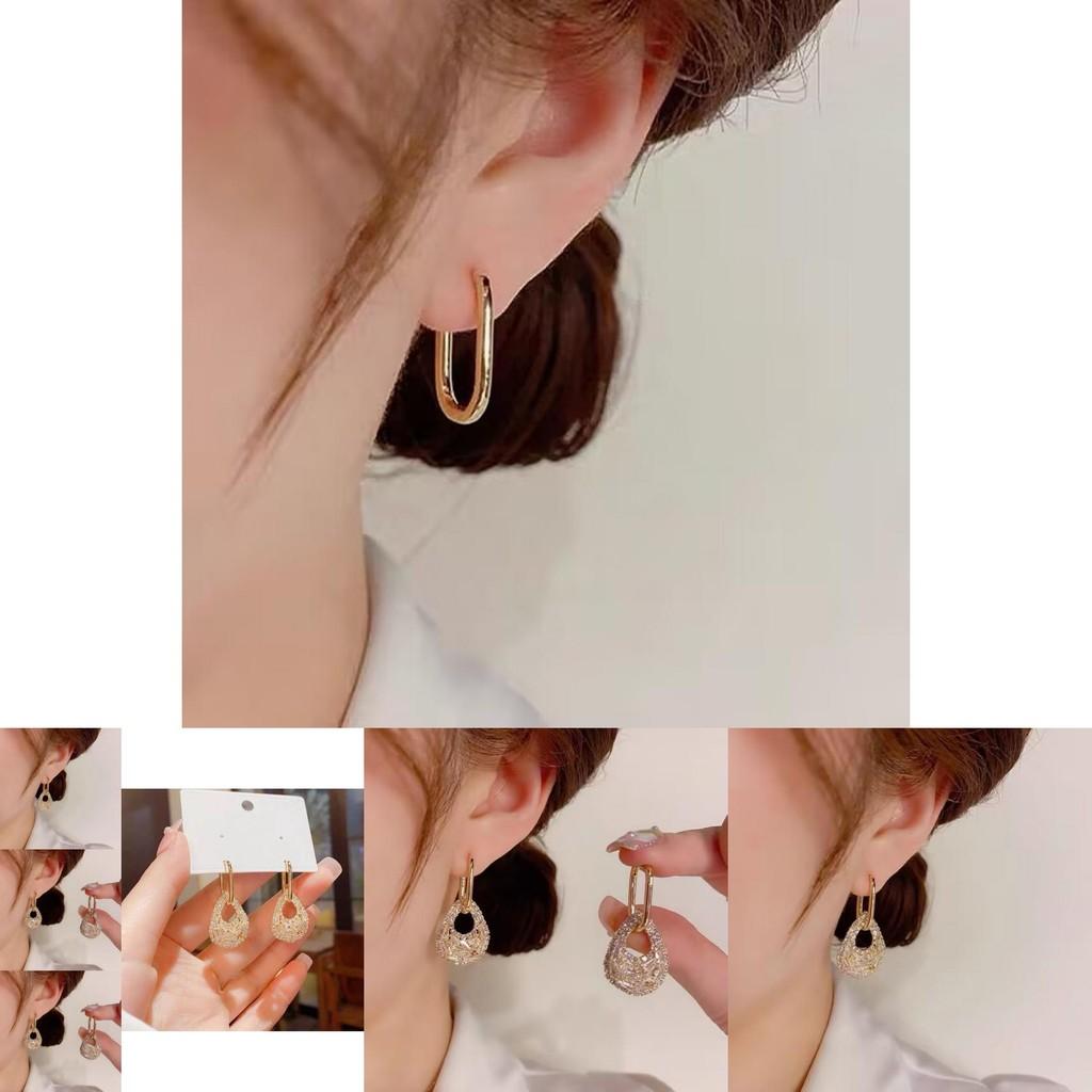 Fashionable Summer Copper Water Drop Earrings With Stunning 14k Gold Plating And Zirconia