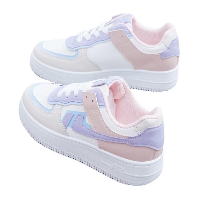 Student Board Shoes Women's Autumn New Macaron Little White Shoes Casual Sports Shoes Women