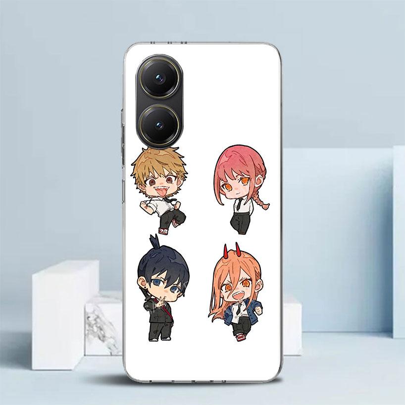 C-Chainsaw Mans Cute Phone Case For Xiaomi Poco F7 Ultra X5 X6 X7 Pro M7 Redmi 15C 15 13C 13 12C 12 10C 10 10A 9 9C 9A 9T Cover
