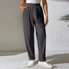Women's Corduroy Pants Elastic High Waist Pleated Wide Leg Pants With Pockets