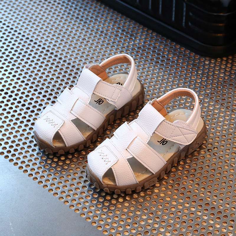 2025 Direct Sales, Korean Version of Boys' Sandals, Baby Beach Bag Head Sandals 1-7 Years Old 21-30 Yards