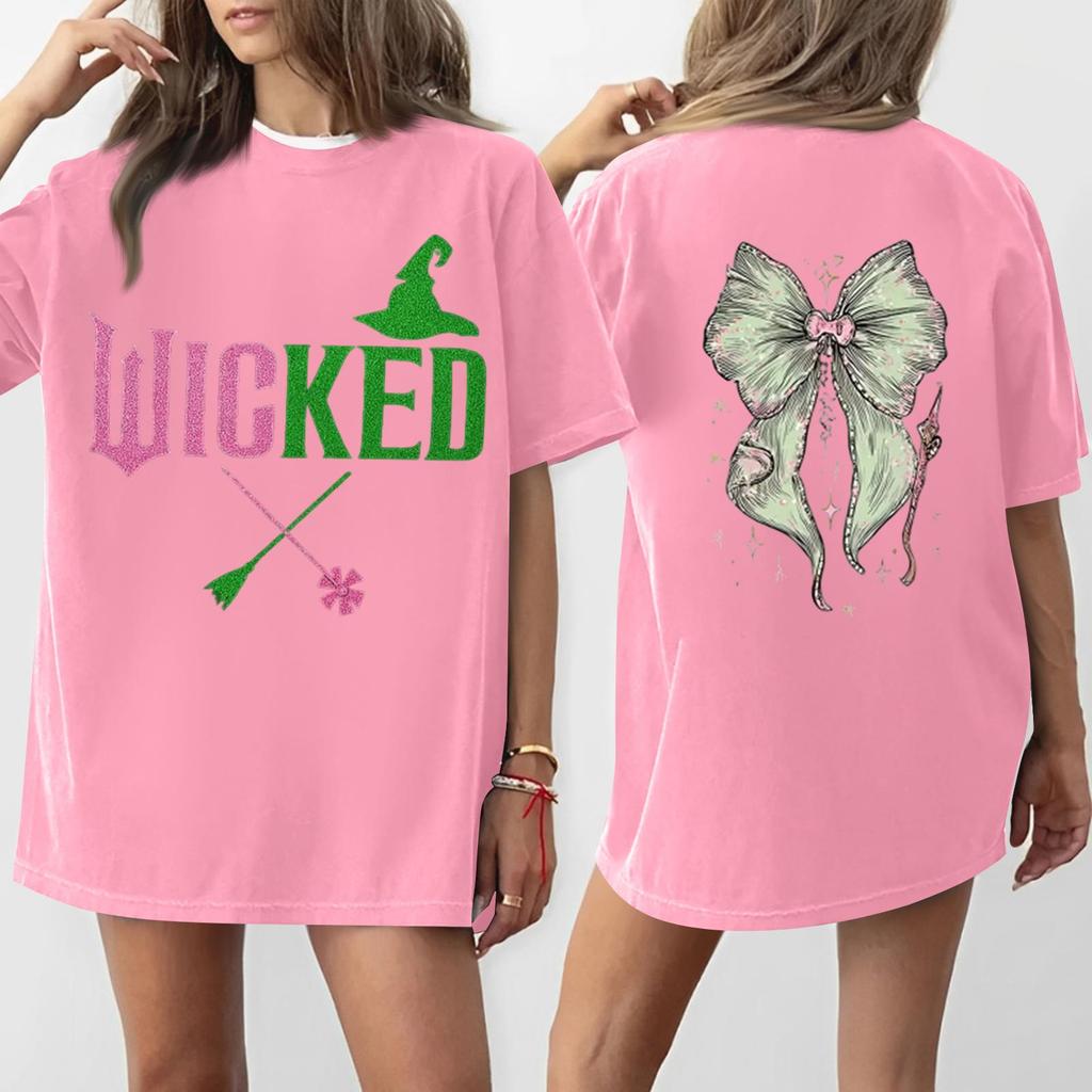 Women's Casual Fashion Round Neck Printed Short Sleeve T-Shirt Top