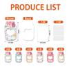 Candy Jar Paper Greeting Cards with Clear Seal Bag for Kid Birthday and Student Classroom Valentines Gift Exchanging