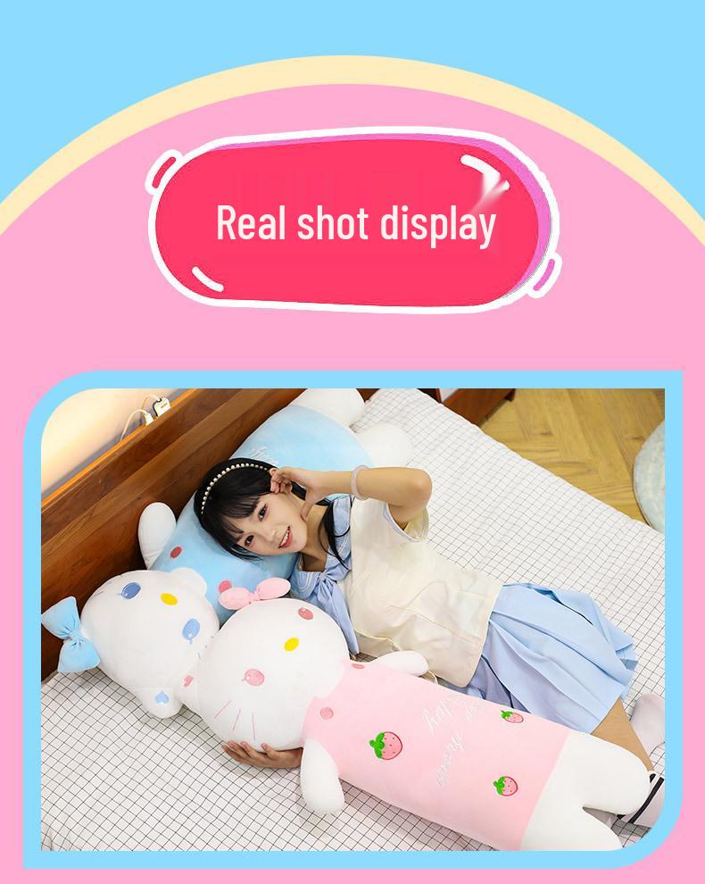 2025 Cylinder Cat Plush Pillow Toy for Girls