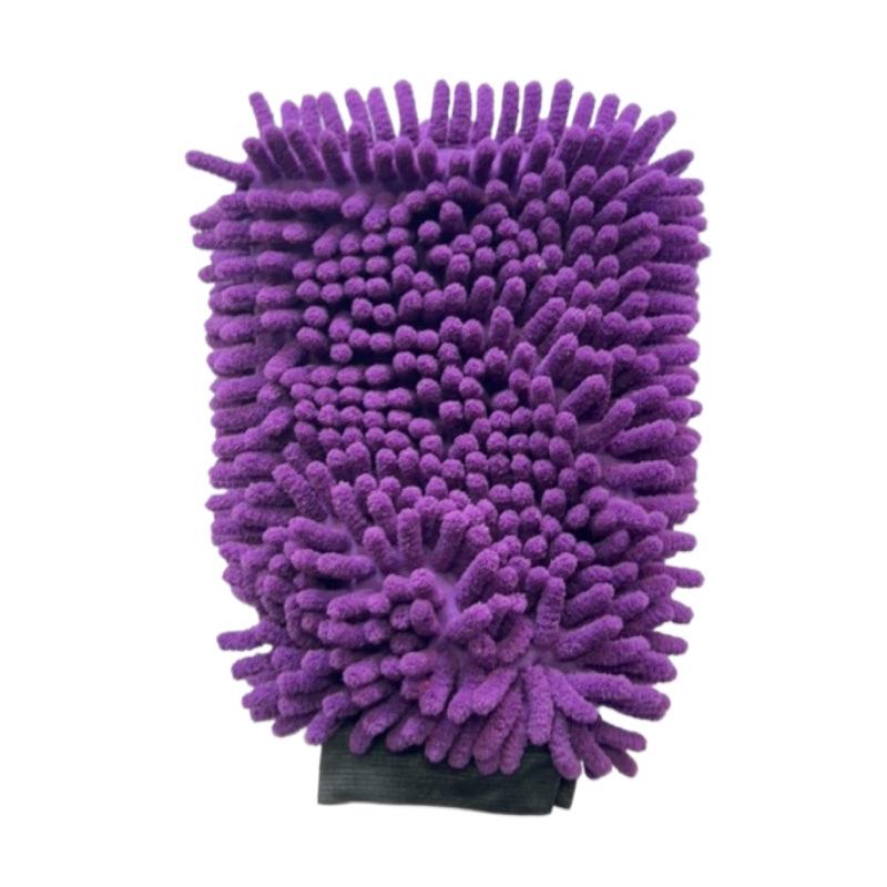 Microfiber Chenille Car Wash Mitt - Anti-Scratch Cleaning & Drying