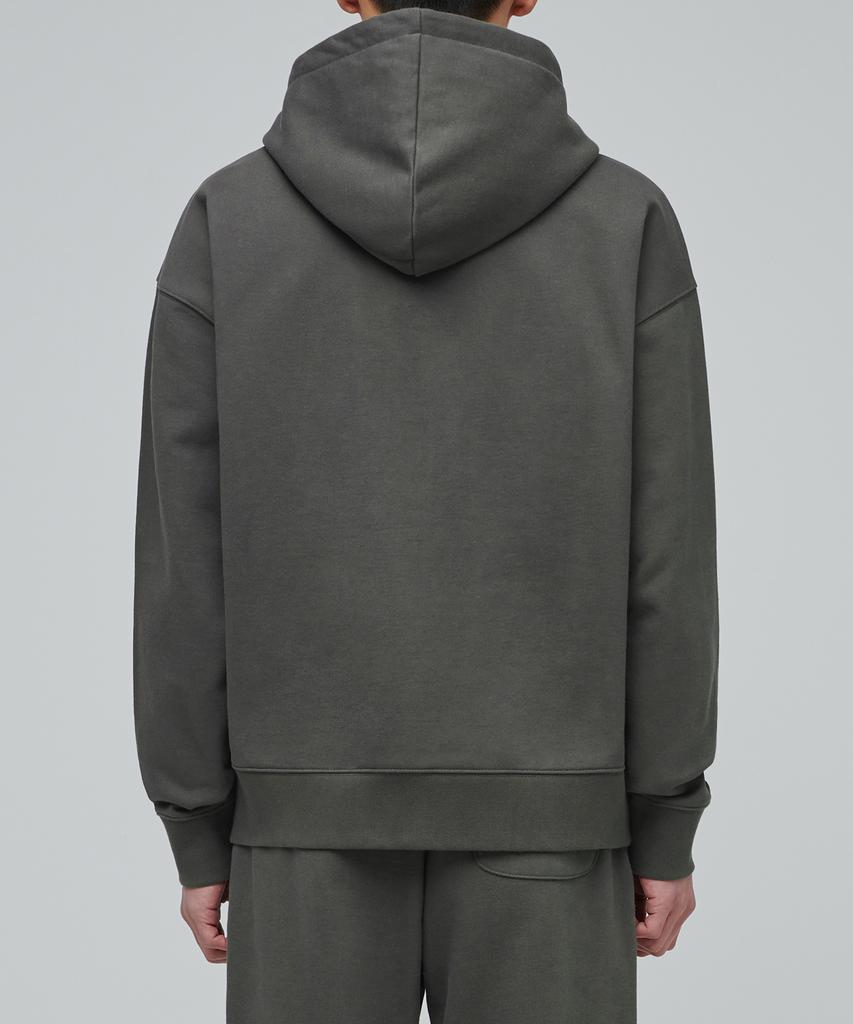 Musinsa Standard Heavyweight Oversized Hooded Sweat Zip-Up [Dusty Khaki]