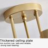 Modern LED Chandelier Luxury 6 Heads Hanging Light For Ceiling Dining Living Rooms Bedroom Ceiling Lamp Hall Home Decor Fixtures
