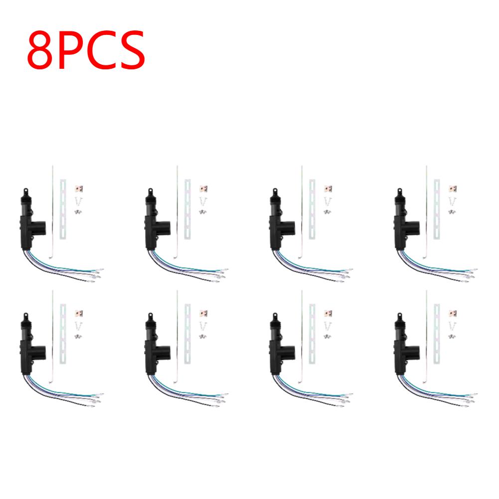 1-10pcs Door Power Central Lock 12V 2/5 Wire Actuator Auto Vehicle Remote Central Locking System Motor Car Alarm Security System