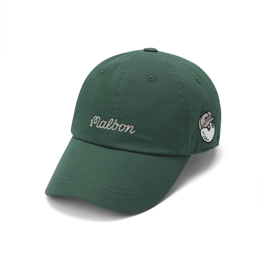 MALBON GOLF Malbon Basic Logo Script Cap Green