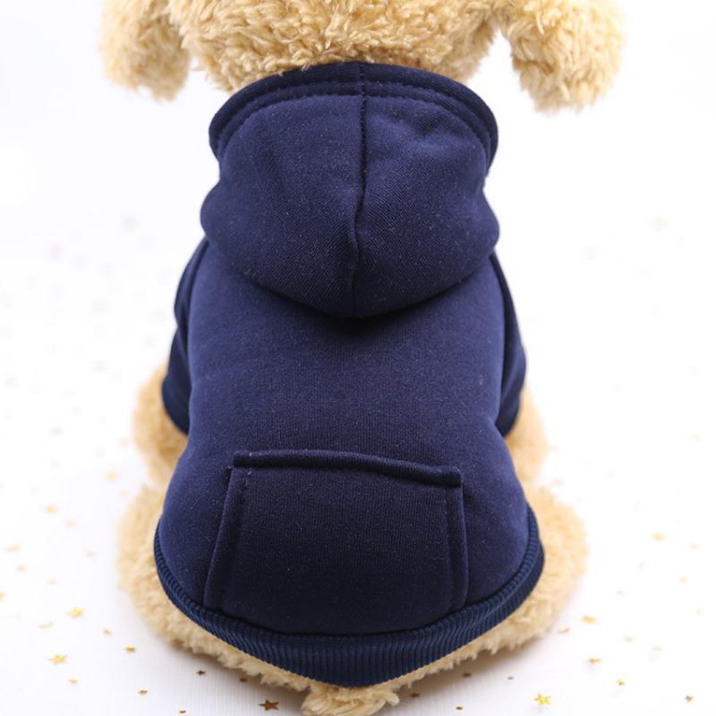 Autumn and Winter Cat Two-legged HoodiesPocket Dog Clothes Sporty Dog and Cat Pet Clothing Supplies and Accessories