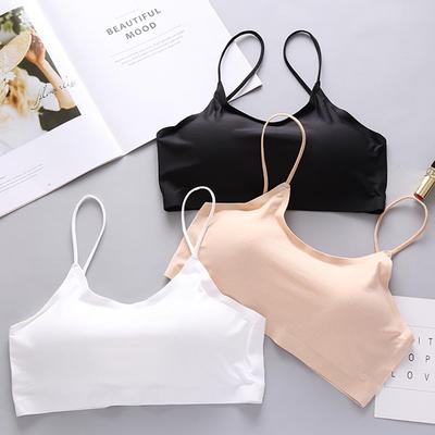 Women Sexy Bra Top Vest Breathable Chest Pad Wearing Sports Underwear