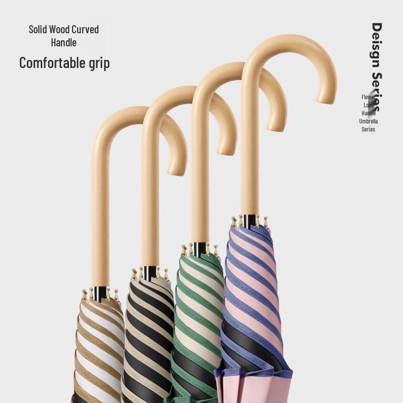 Elegantní rovná deštníková tyč Petal Sluneční a dešťový deštník