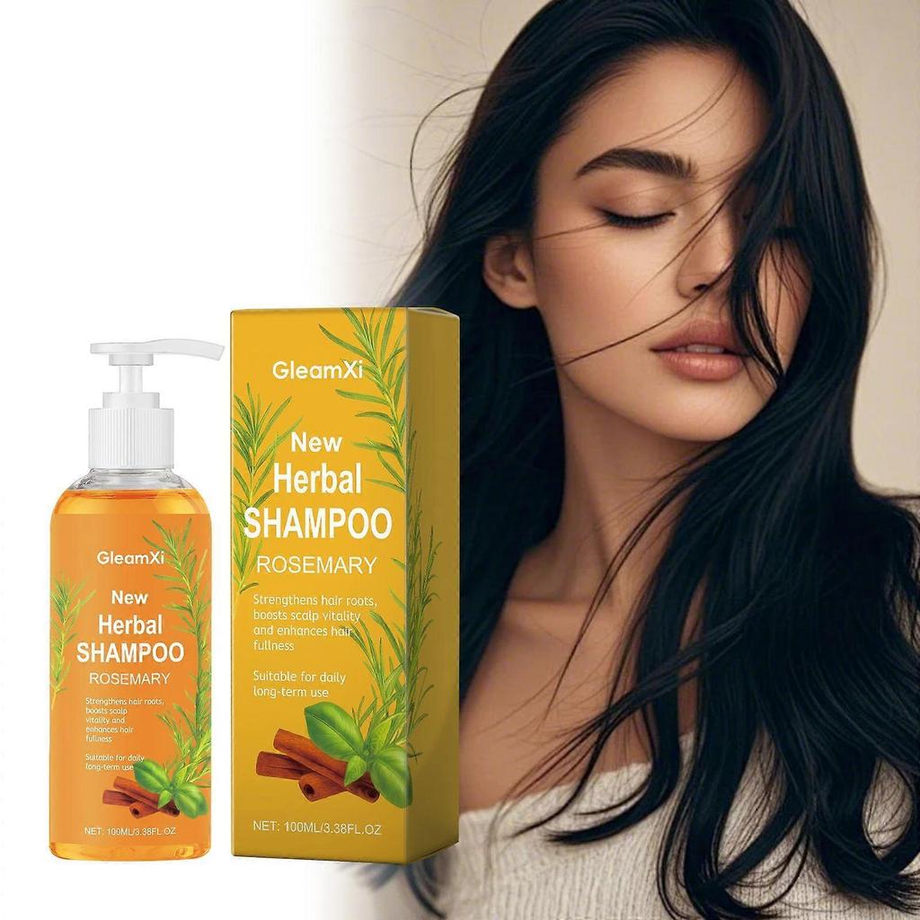 Gleamxi Herbal Shampoo Gentle Cleansing For Scalp Care, Hair Shine, Moisturizing And Smooth Shampoo