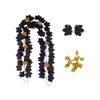 Maple Leaf Garland Set 2PCS Artificial Leaf Vines with Sunflower Pumpkin Ornaments for Halloween Thanksgiving Decor Home