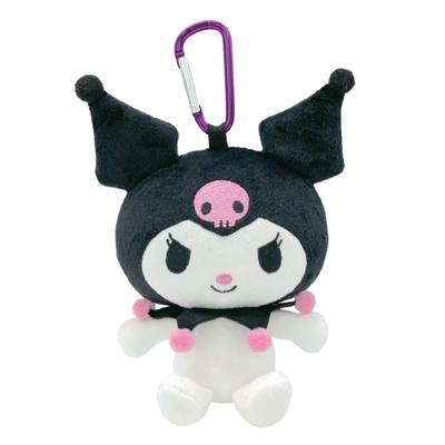 Nakajima Corporation Sanrio Characters Plush Eco Bag Standard Kuromi X W11 X 208361-25 H17.5 D6.5cm