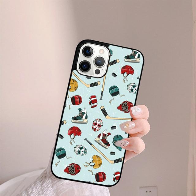 Ice Hockey Player Phone Case For Apple iPhone 17 Air Pro Max Plus Coque For iPhone 17 Air 14 15 16 13 12 Max Cover