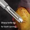 Stainless Steel Kitchen Peeler For Potatoes Vegetables Efficient Ergonomic Grip Peeling Device Kitchen Utensil