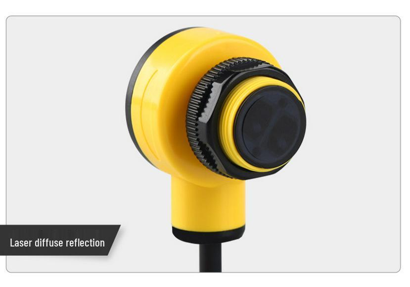 M18 Ultra-Short Diffuse Reflective Laser Sensor - Adjustable NPN Infrared Switch