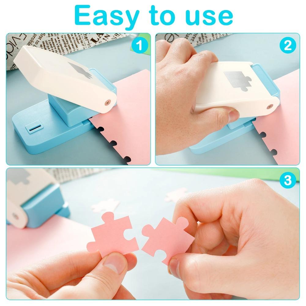 Plastic and Metal Puzzle Punch Portable Puzzle Machine New Hole Punch