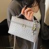 Trendy New Products Personalized Ostrich Pattern Portable Small Square Bag Women's Fashion Commuting Versatile High Sense Messenger Bag